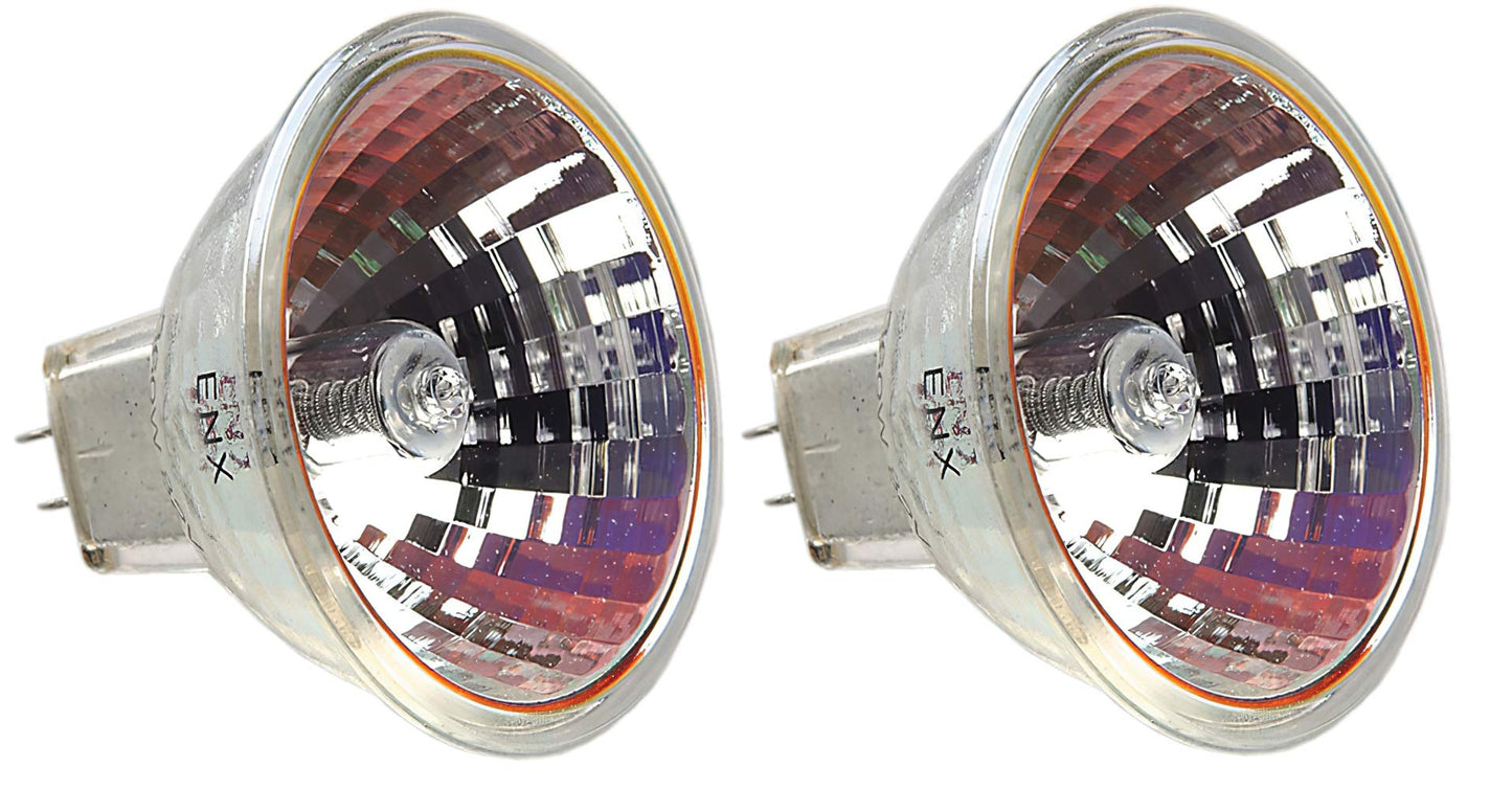 EiKO ENX Dichroic Reflector Light Bulb (Pack of 2), 82V, 360W, 4.39A, GY5.3 Base, 3300 Kelvin, 75 Hours Rated Life