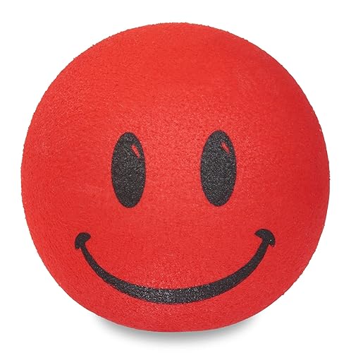 HappyBalls Happy Red Smiley Face Antenna Ball Car Accessory - Fits Thin Style Antenna