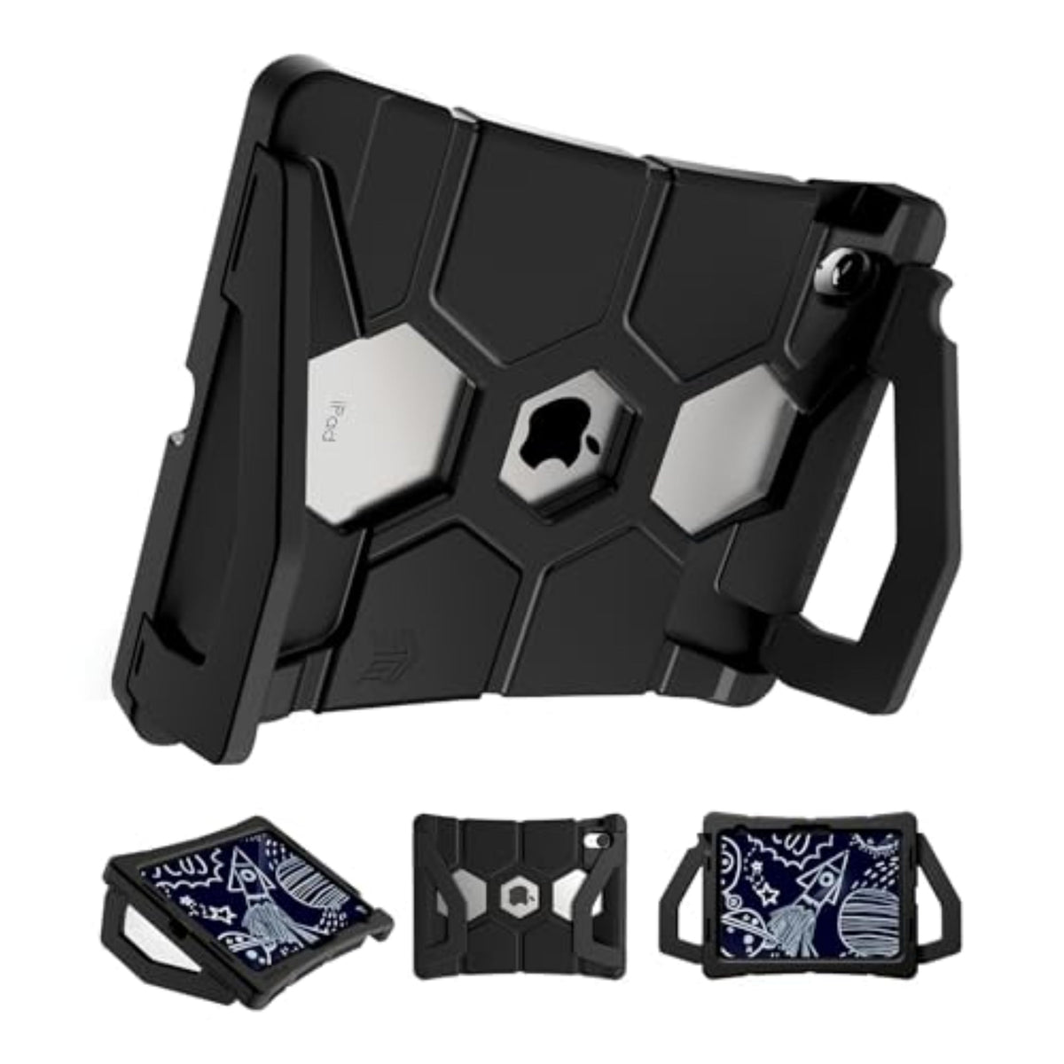 STM Goods Duxling iPad (A16/10th Gen) Case for Kids - Ultra-Protective, Two-Handle Design Allows for Easy Carry and Functions as a Multi-Angle Stand