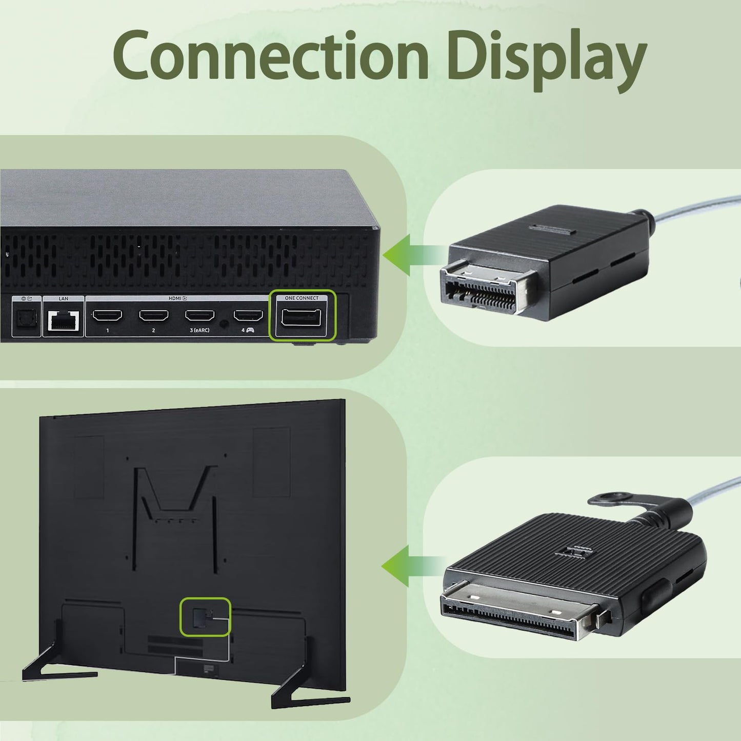 5m /16.4ft Q900R one Connect Cable is Only Compatible with Samsung 2019 Q900R QLED 8K TV (Fits QN55Q900RBFXZA QN65Q900RBFXZA QN75Q900RBFXZA