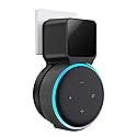 Maxonar Echo Dot Wall Mount Holder, Echo Dot Mount 3rd Generation Compatible with HomePod Mini, Clever Echo Dot Accessories with Built-in Cable