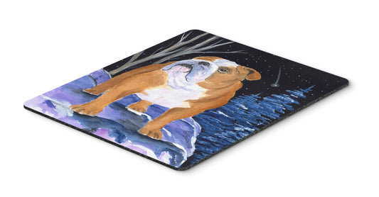 Caroline's Treasures SS8405MP Starry Night English Bulldog Mouse Pad, Hot Pad or Trivet for Home Office Gaming Working Computers Laptop Mouse