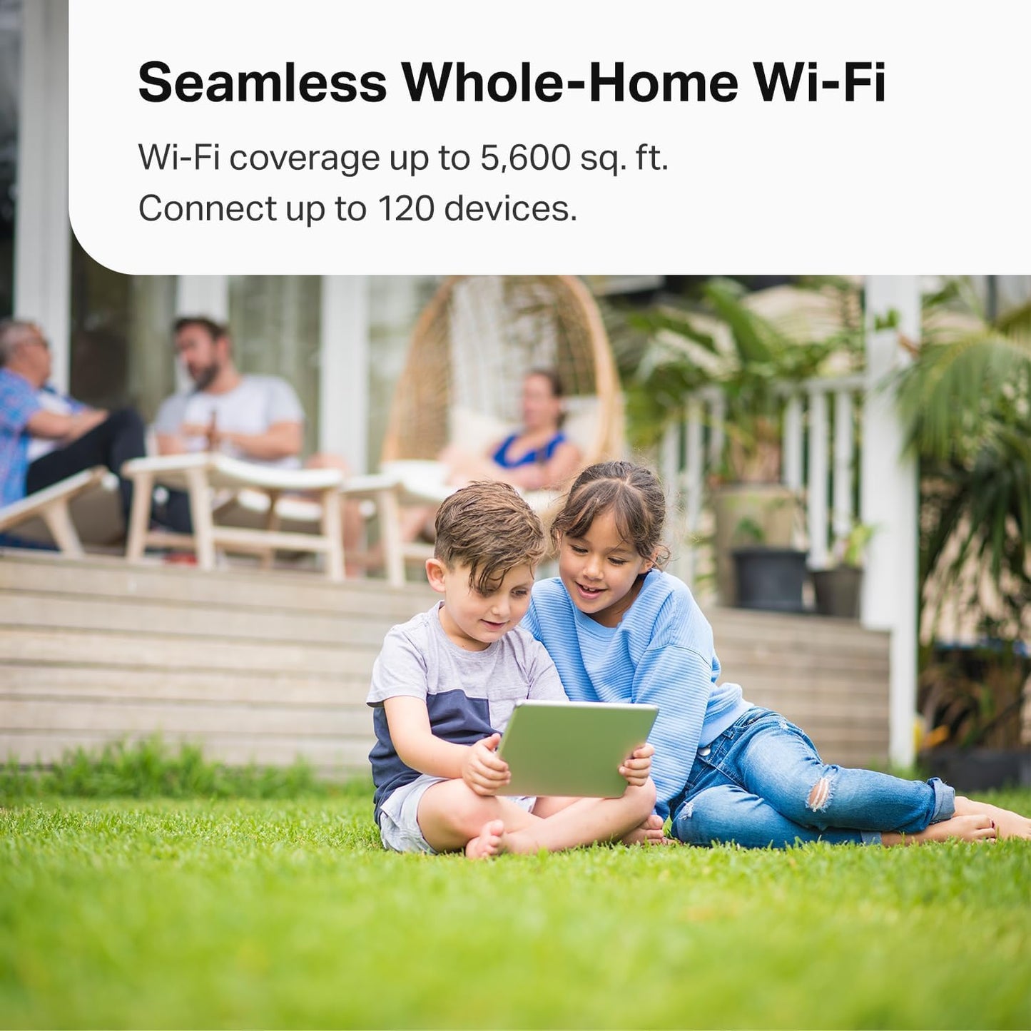 TP-Link Deco X15 Dual-Band AX1500 WiFi 6 Mesh Wi-Fi System | Replaces Routers and Extenders | Covers up to 5,600 sq.ft. | 2 Gigabit Ports per Unit