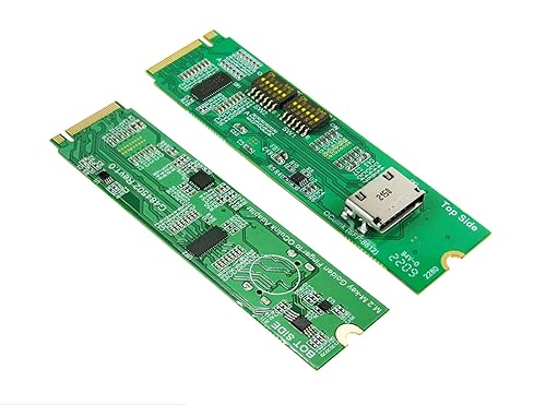 Micro SATA Cables |M.2 M-Key PCIe Gen4 with ReDriver to OCulink 4i (SFF-8612) Adapter