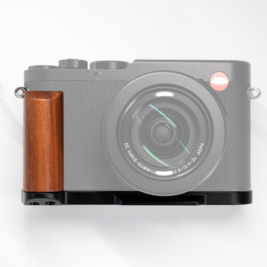 Iborrys L-Shaped Camera Handle ?Compatible with Leica D-LUX8 Camera ?Precious Vintage Solid Wood | Handcrafted by Experienced Artisans (Desert
