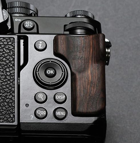 Wood Wooden Thumb Up Grip Sticker Finger Handle for ZF Camera (Ebony)