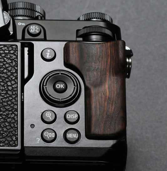 Wood Wooden Thumb Up Grip Sticker Finger Handle for ZF Camera (Ebony)