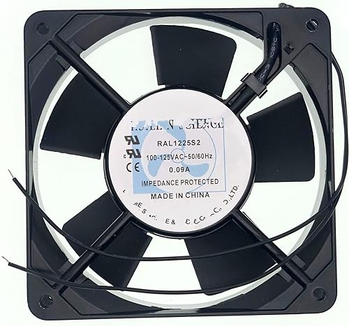 for RUILIAN Science RAL1225S2 100-125V 0.09A Cooling Fan,120MM 2-Wire CPU Cooling Fan