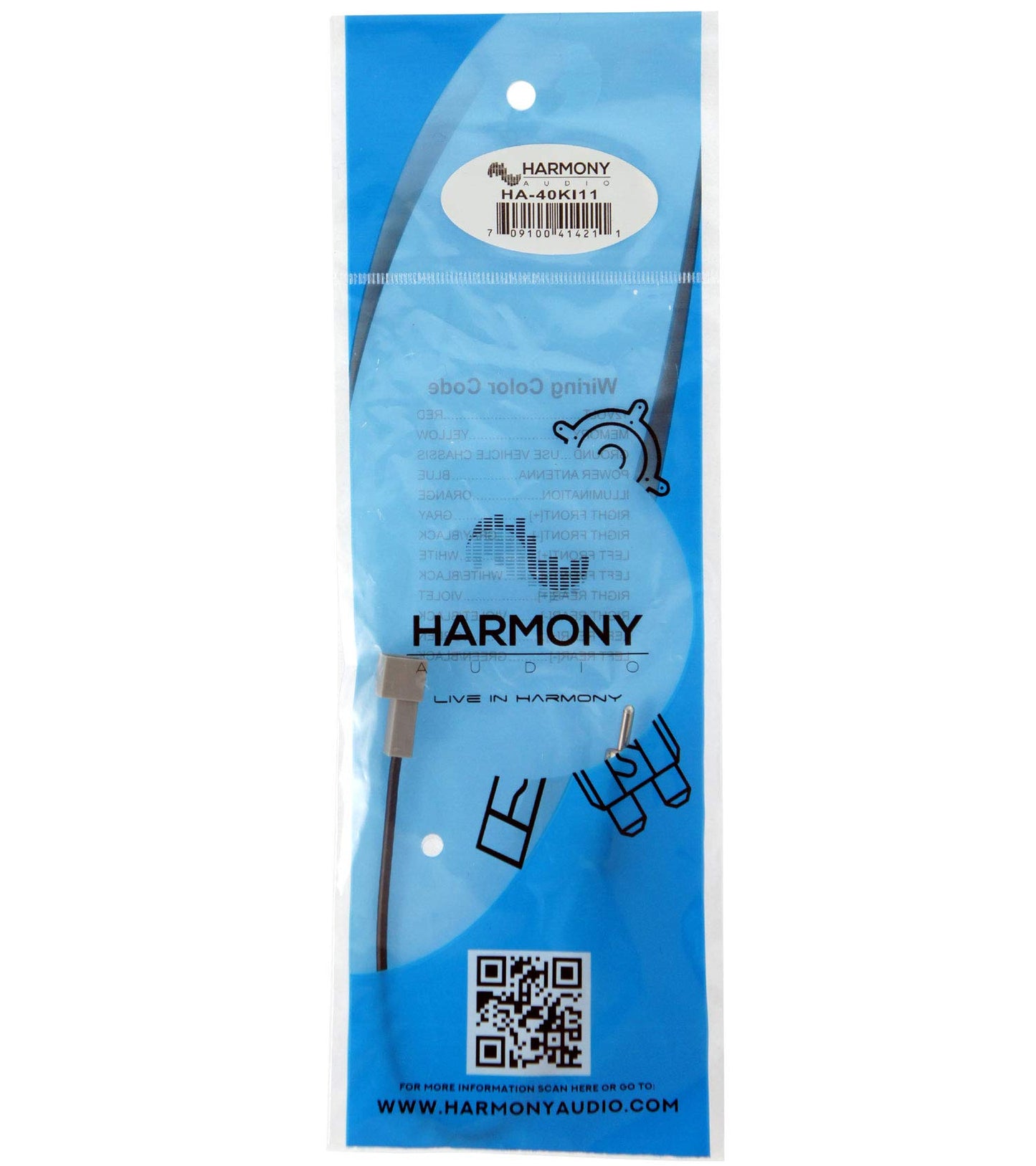 Harmony Audio HA-40KI11 Aftermarket Antenna Adapter Plug Compatible with Hyundai Veloster 2012-2019