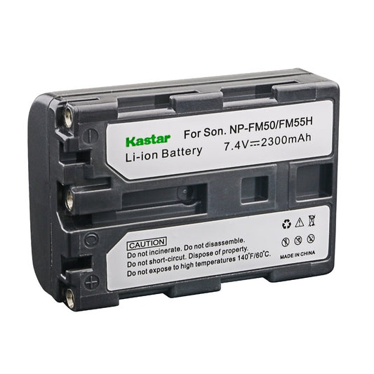 Kastar NP-FM50 Battery Replacement for Sony NP-FM30 NP-FM50 NP-FM51 NP-QM50 NP-QM51 NP-FM55H and CCD-TR DCR-PC DCR-TRV DCR-DVD DSR-PDX GV HVL Series