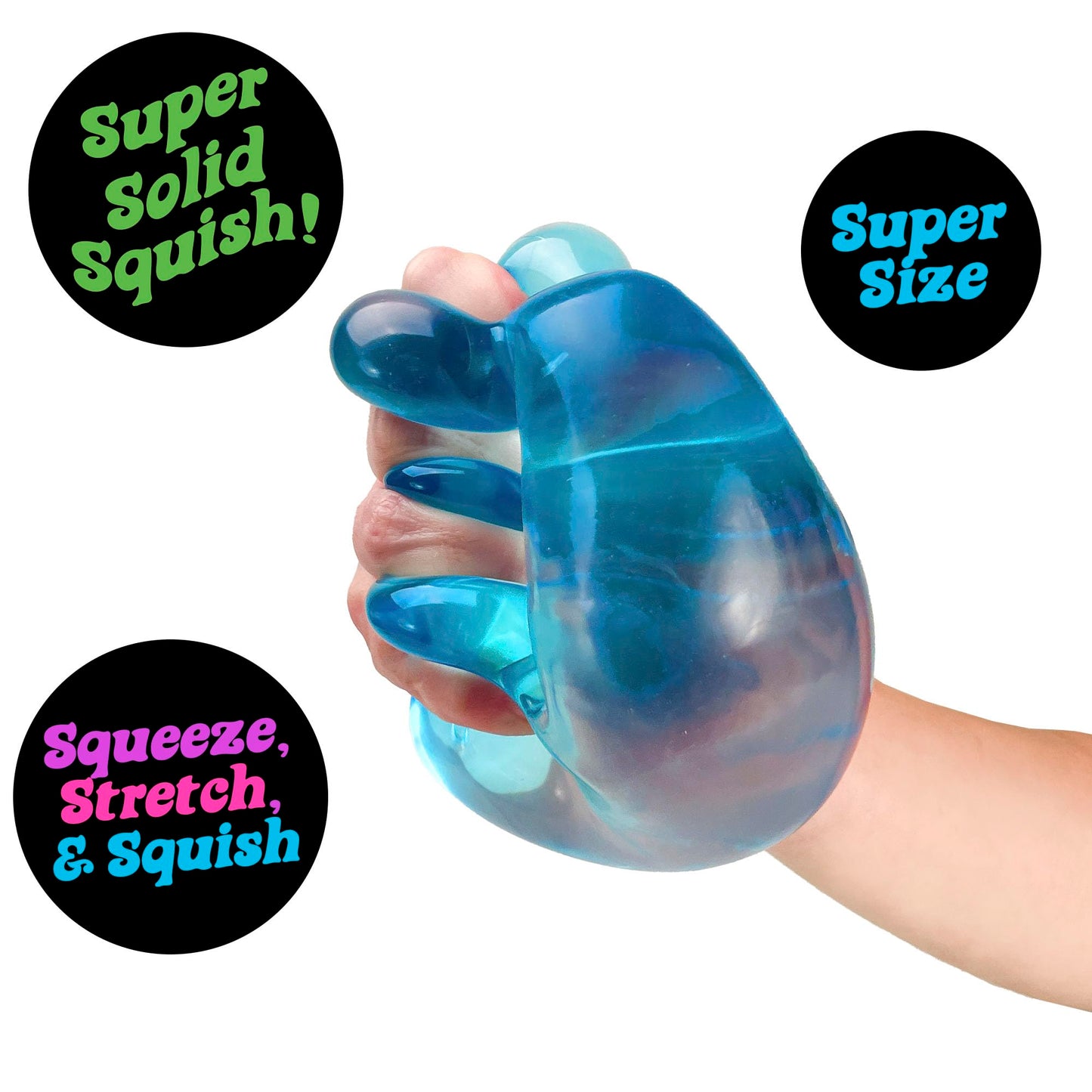 Schylling NeeDoh Nice Berg - Giant NeeDoh Nice Cube - Sensory Squeeze Toy with a Super Solid Squish - Ages 3 and Up - One Cube