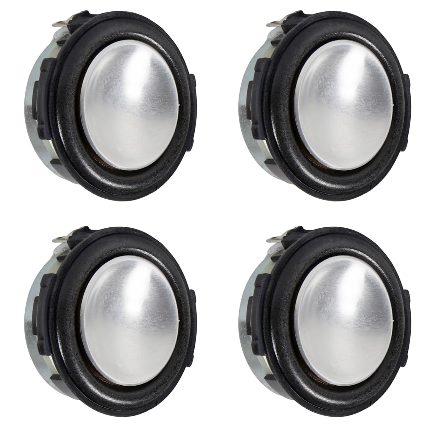 4pcs 4Ohm 3W Full Range Audio Speaker Replacement Stereo Loudspeaker Repair Magnet Electronic Speaker Compatible with JBL On Stage Crystal DIY (4Ohm