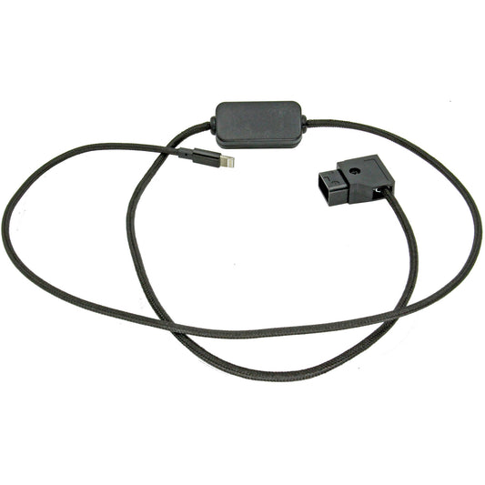 GyroVu D-Tap to Lightning 30' Straight Adaptor Cable Compatable with iPhones and iPads