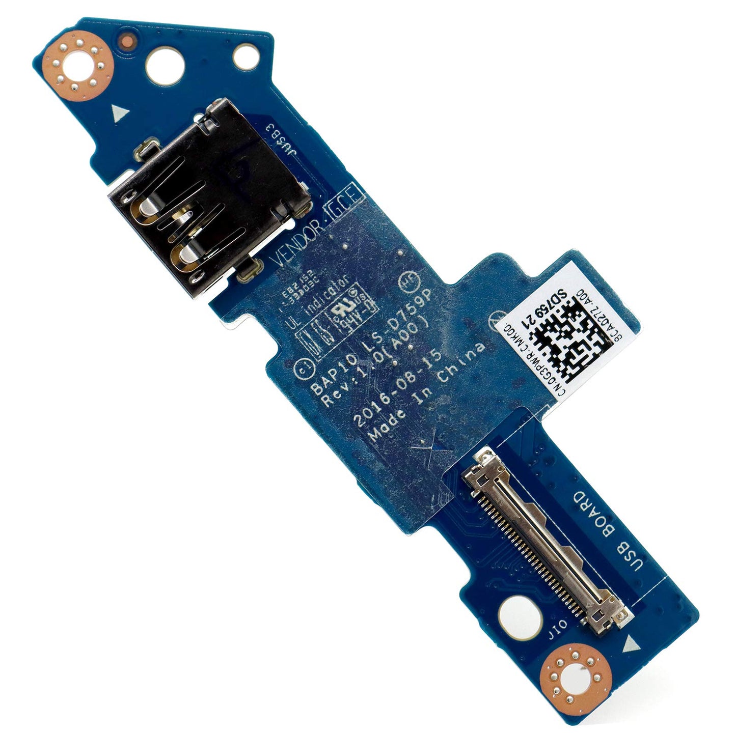 Deal4GO USB Port Board I/O Circuit Module LS-D759P G3PWR 0G3PWR Replacement for Dell Alienware 17 R4 17 R5 P31E