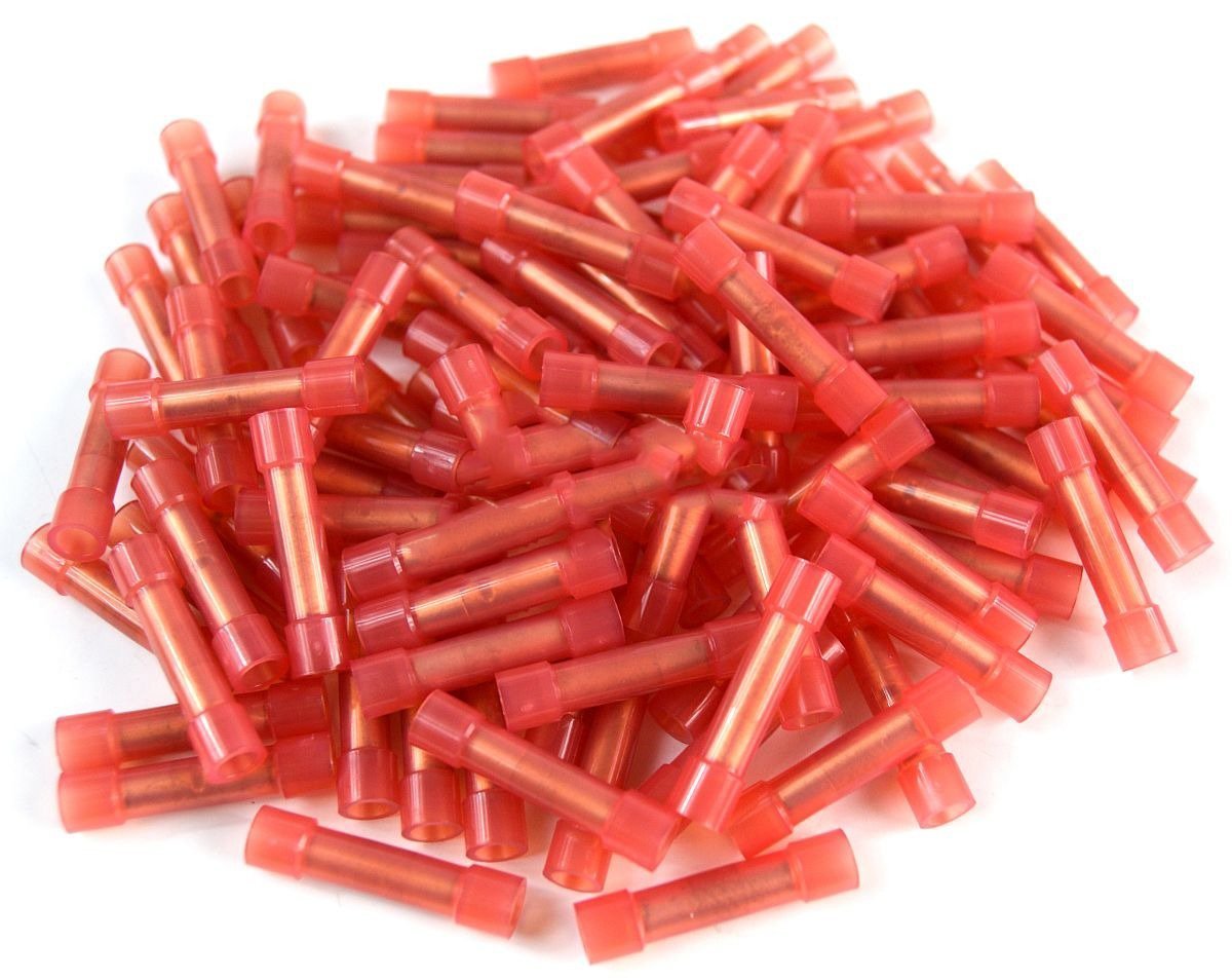 22/18-Gauge Economy Nylon Red Butt Connectors