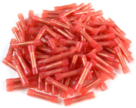 22/18-Gauge Economy Nylon Red Butt Connectors