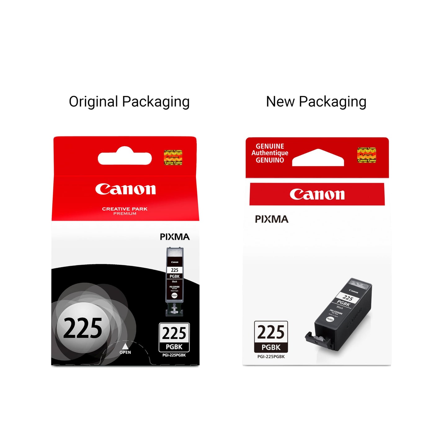 Canon PGI-225 Genuine Black Ink Tank, Compatible with iP4820, MG5220, MG5120, MG8120, MG6120, MX882, iX6520, iP4920, MG5320, MG6220, MG8220, and MX892