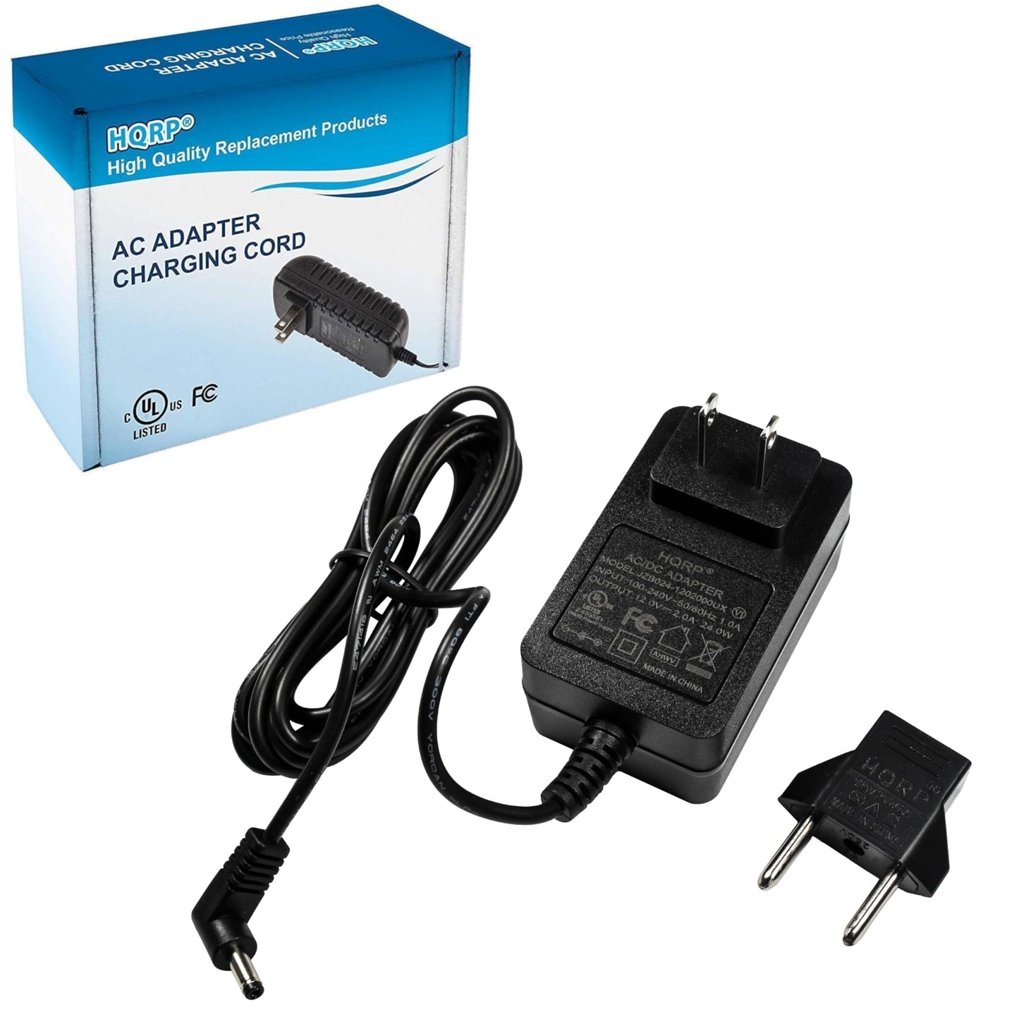 HQRP 12V AC Adapter Compatible with Tevion 5528 45688 6220 BJF-DY209 25213317 THX-120150KDV Portable DVD Player Power Supply Cord Adaptor Charger +…