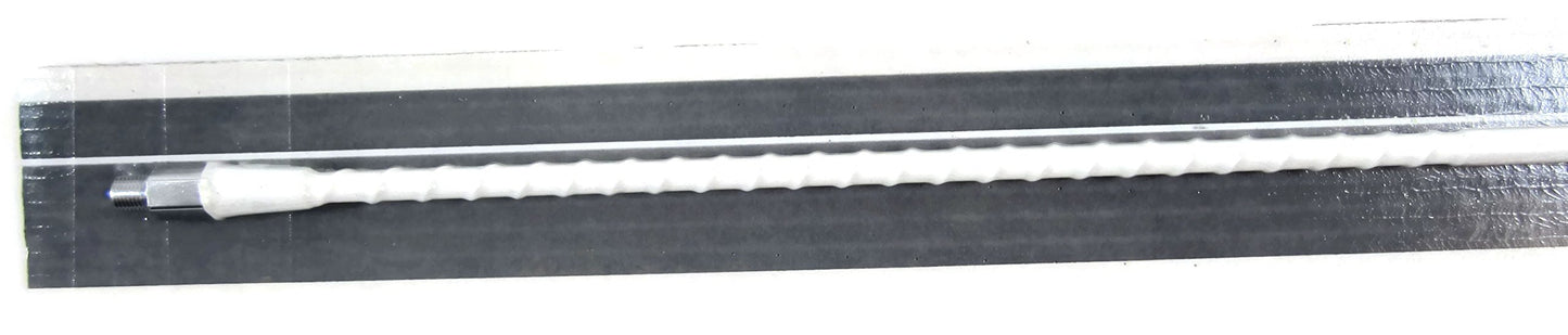 Lot of 2 Everhardt TSM2-W 3/4 Wave 2 ft Fiberglass “Super Flexâ€ CB Radio Antenna - White