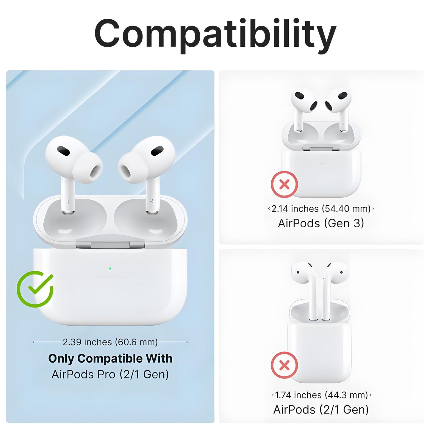 Catalyst Total Protection Case for AirPods Pro 2nd Generation Case - Waterproof, and Shockproof Rugged Full Body Case for AirPods Pro 1 and AirPods