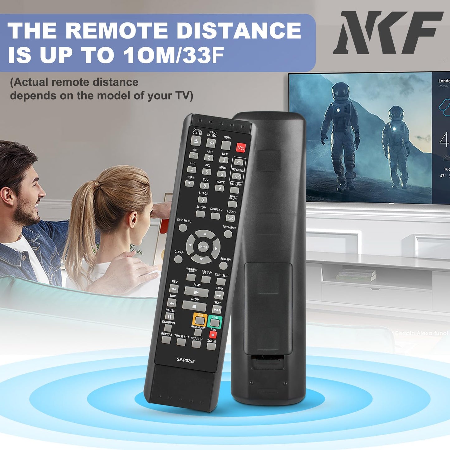 SE-R0295 Remote Control for Toshiba DVD Remote D-KVR60 DVR620 DVR620KU DVR610 DVR610KU