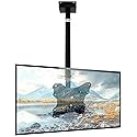 Pyle Universal TV Ceiling Mount for 23-42” Screens, Tilt & Swivel Adjustable, Height Adjustable Bracket, VESA Compatible, Heavy-Duty Mounting Hardware