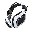 Gioteck - HC-9 Blue and White Wired Stereo Gaming Headset for PS5, PS4, PC, Mac and Mobile