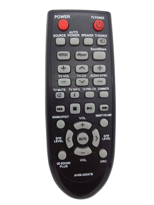 AH59-02547B Soundbar Replacement Remote Control Compatible with Samsung Sound Bar Home Theater System HWF450ZA HWF450 PSWF450 AH68-02644D-00 HW-F450ZA