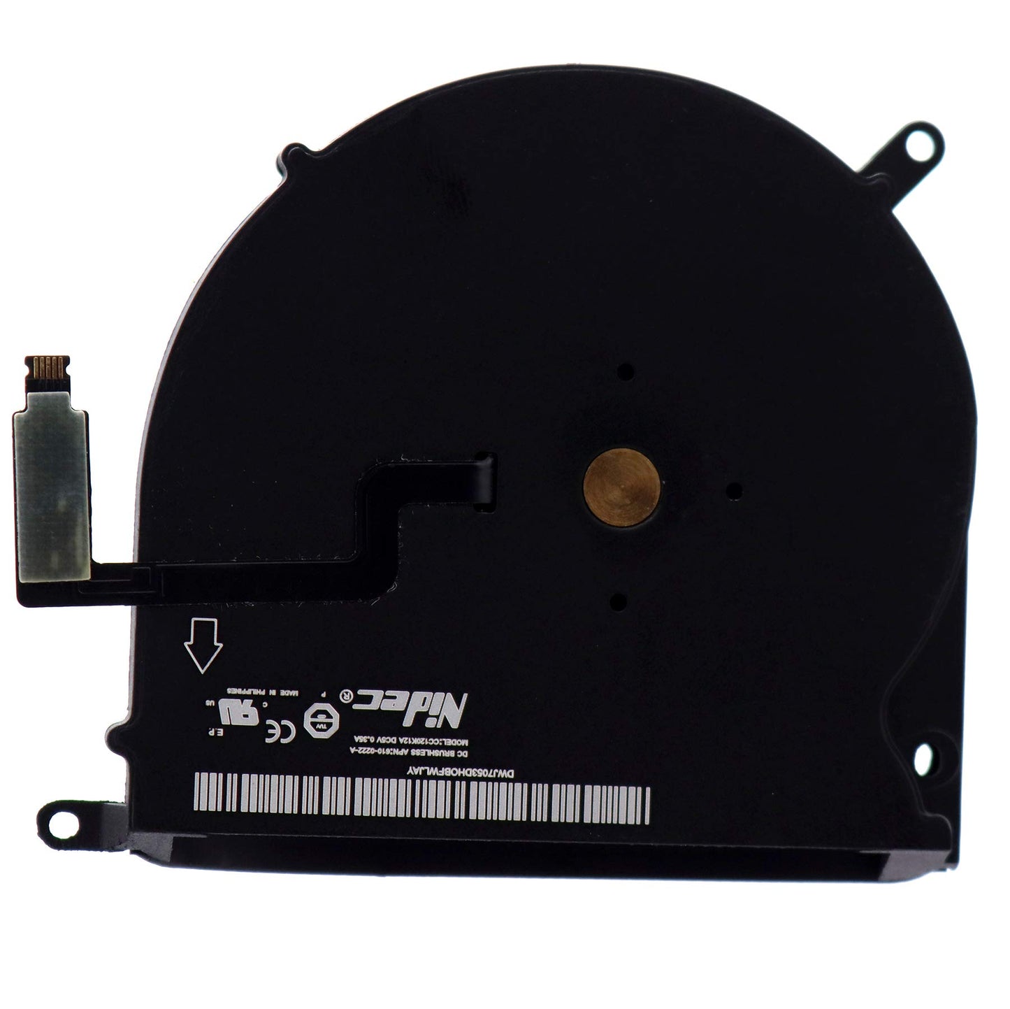 Deal4GO CPU Cooling Fan 923-0668 923-00536 Replacement for MacBook Pro A1398 Late 2013 Mid 2014 Mid 2015