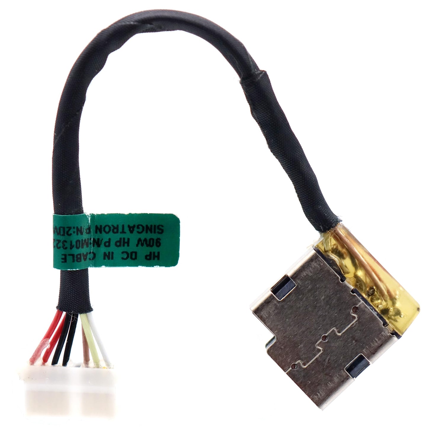 Deal4GO 90W DC Power Jack Cable M08887-001 M01322-S75 Replacement for HP 15-EG 15-EH 15M-ES 15M-EU 15-EG0025NR 15-EG0021NR, Black