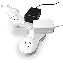 Quirky 4 Outlet Surge Protector Power Strip with On/Off Switch, 125V, White - Protects Electronics from Power Surges and Spikes