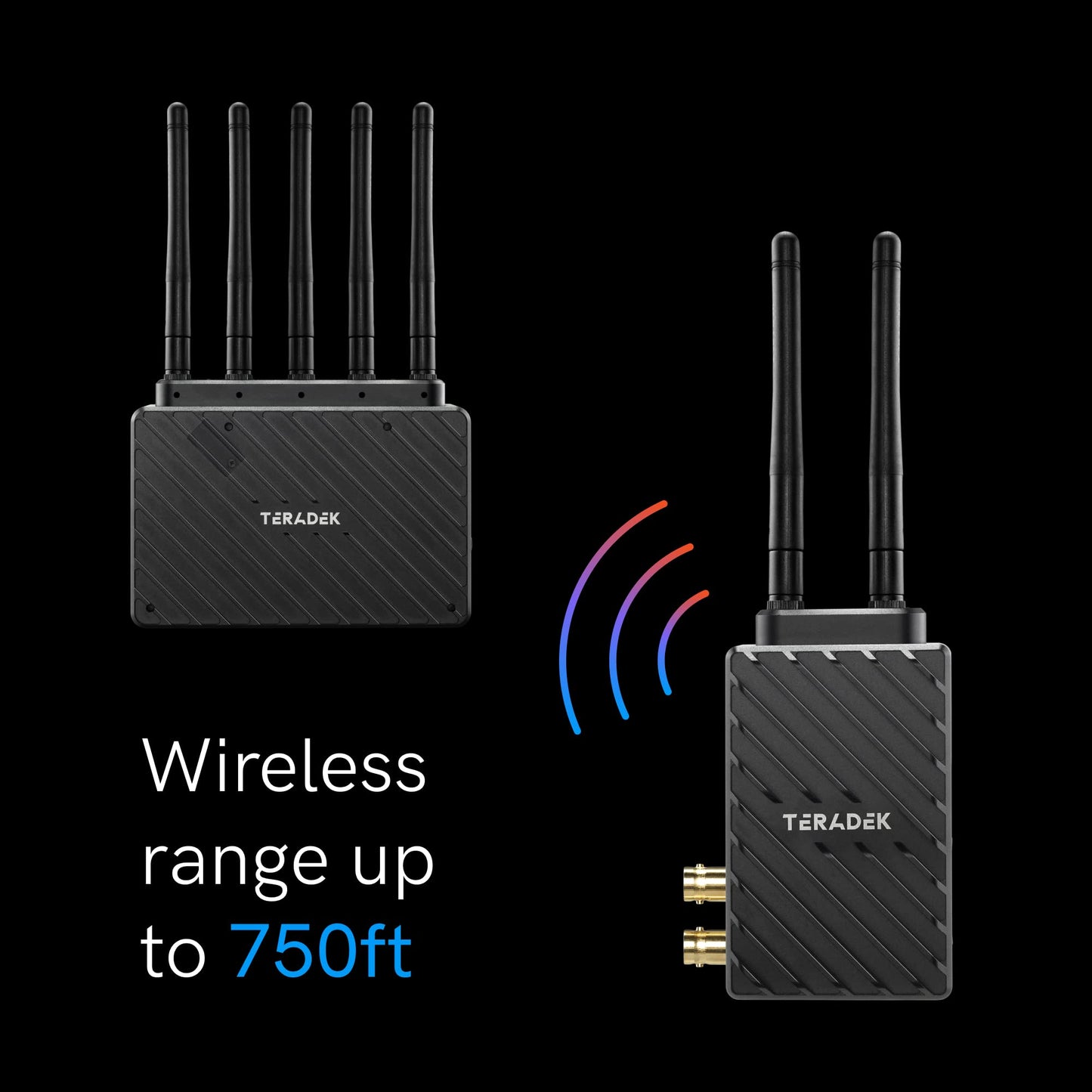 Teradek Bolt 6 LT 750 Wireless Transmitter and Receiver Kit, Video Transmission System with Zero-Delay and 10-Bit HD Video, 3G-SDI/HDMI, Up to 4Kp30