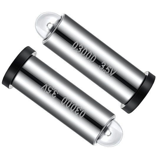 HQRP 2-Pack Lamp Bulb Compatible with Welch Allyn WA-03000 WA-03000-U Replacement fits General Exam; 47300; 11600 116-00 11605 116-05 11610. 3.5V