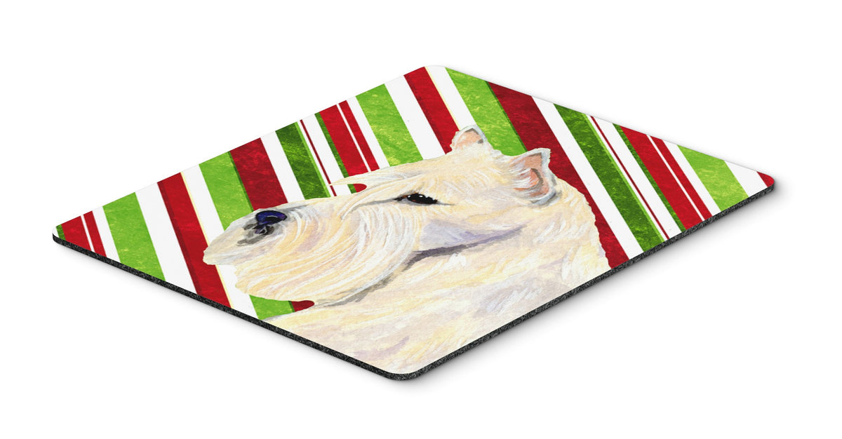 Caroline's Treasures SS4599MP Scottish Terrier Candy Cane Holiday Christmas Mouse Pad, Hot Pad or Trivet, Large, Multicolor