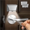 RADIXIUM Silver 2 Pack Motion Sensor Keyhole Light - Automatic on/Off Infrared LED, Suitable for Front Doors, corridors, Stairs in The Dark | 3-Way