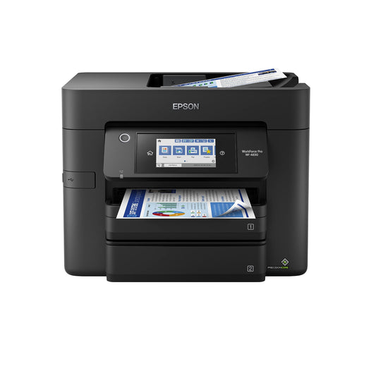 Epson Workforce Pro WF-4830 Wireless All-in-One Printer, Auto 2-Sided Print Copy, Scan/Fax, 50-Page ADF, 500-sheet Paper Capacity, and 4.3" Color