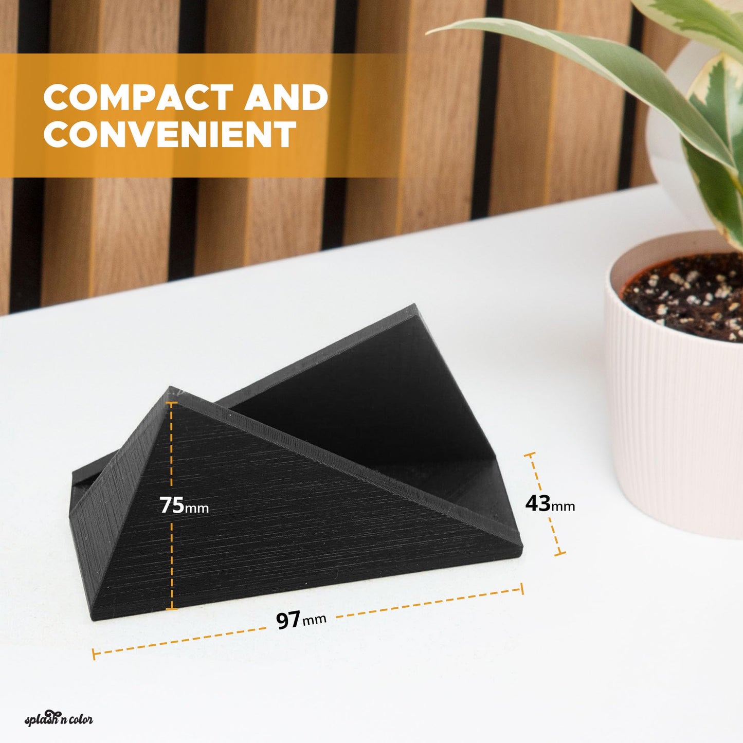 SplashNColor Vertical Stand Organizer Compatible with Nvidia Shield Android TV (2017 & 2019 Pro Models) - Compact Display with Logo & Lettering