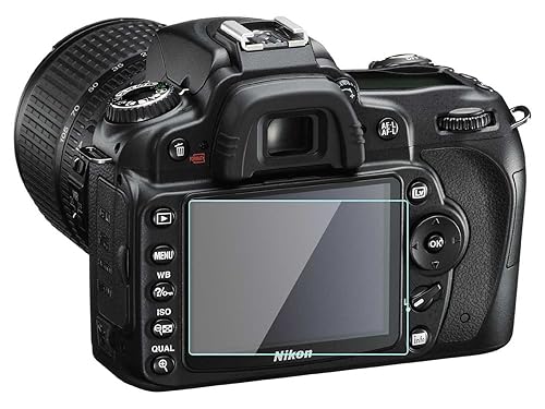 WH1916 D7000 Screen Protector for Nikon D7000 D90 D700 D300S Camera, 9H Tempered Glass Anti-Scrach Anti-Bubble Anti-Dust 3-Pack