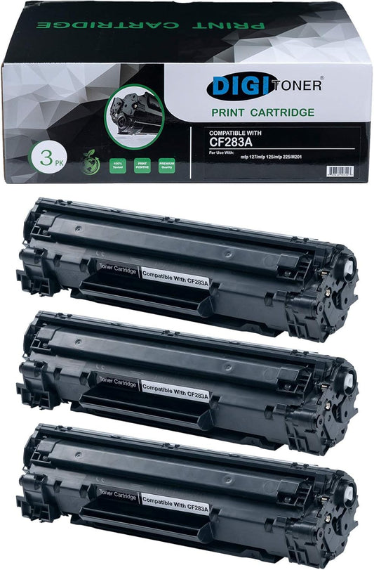 DIGITONER CF283A Toner Cartridge Replacement for CF283A Toner Cartridge Compatible with LaserJet Pro M125a M125nw M126a M126nw M127fn M127fw M128fn