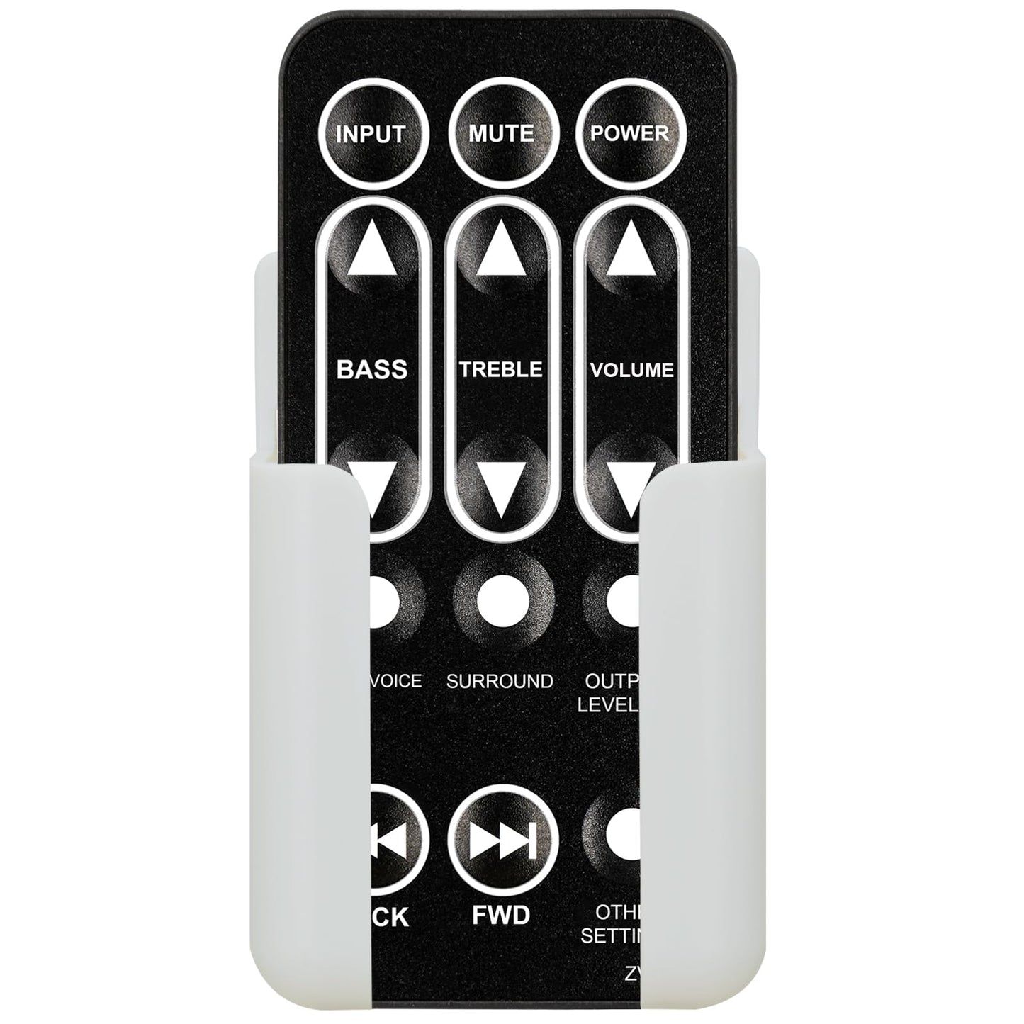 Replacement Remote Control for ZVOX Sound Base Soundbase Omni Z-Base 220 320 330 350 420 440 450 550 555 580 670 770 SoundBar TV Speaker (with