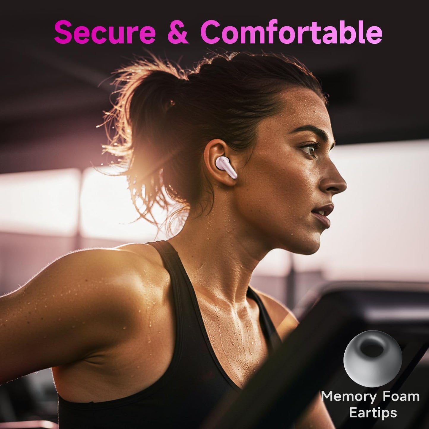 App1e AIRP0Ds Pro Alternative Wireless Ear Buds, Studio-Quality, Deep Bass, Enhanced Audio Clarity, Bluetooth 5.4 Earbuds, ENC Noise Cancelling Call…