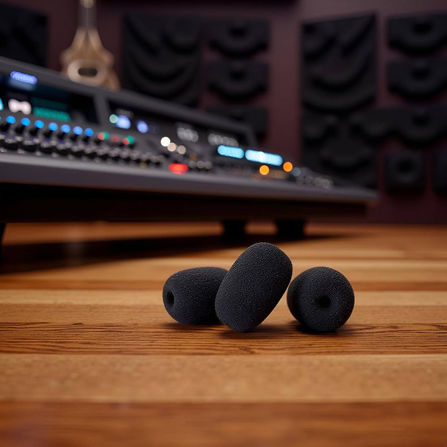 SquarezhenBo 10Pcs Black Microphone Headset Grill Windscreen Sponge Foam Mic Cover Price Black Wholesale Microphone Windscreens Microphones and