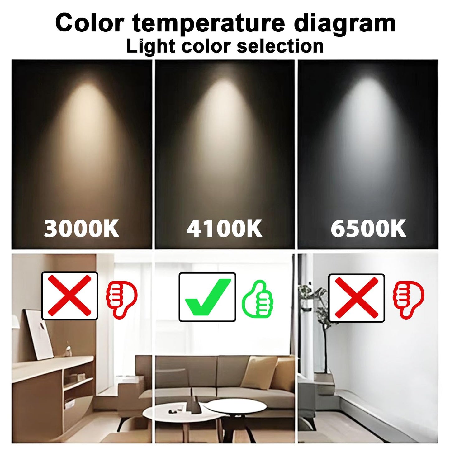 Konideke 18 Inch F15T8/CW T8 15W Fluorescent Light Bulb Cool White, F15T8/SP41 Replacement Bulb for Garage, Office, Kitchen Under-Cabine, G13 Base 6