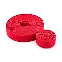 3/4 inch Red Double Sided Hook and Loop Straps 5 Yards Reusable Fastening Tape Cable Ties Hook and Loop Cable Management Tape Cord Wire Organizer