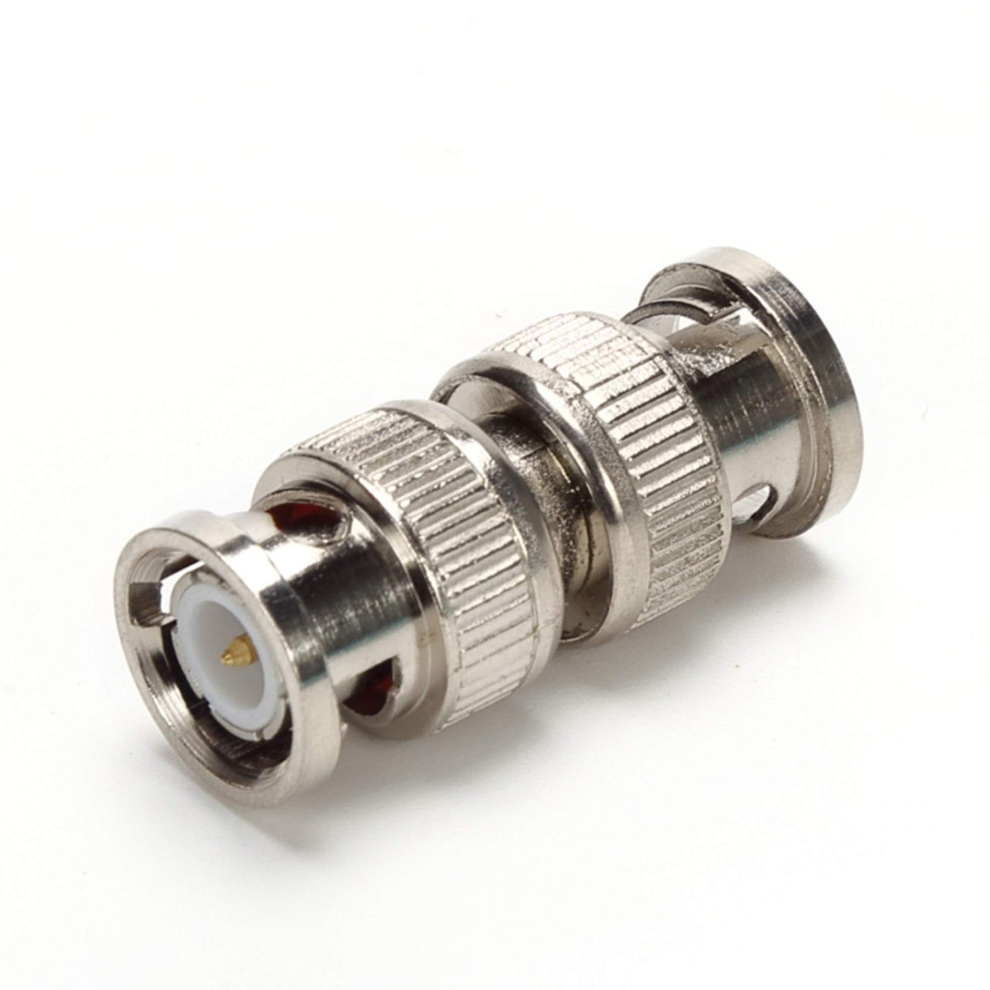 TLS.eagle BNC Plug Male to Male Coaxial Coupler Straight Adapter Connector for RG59 Cable Pack of 5