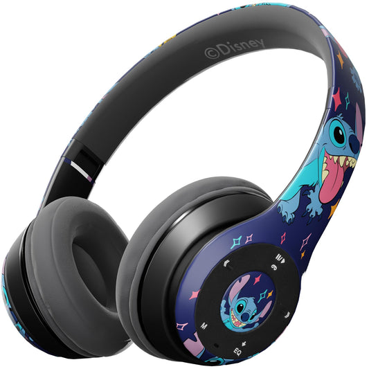 iJoy Disney Lilo & Stitch Lick Bluetooth Over-Ear Headphones, Wireless Foldable Headset with Built-in Microphone for Adults and Kids, Comfortable…