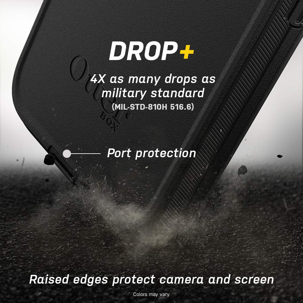 OtterBox iPhone 12 & iPhone 12 Pro Defender Series Series Case - Realtree Edge (Black/Realtree Edge Graphic), Rugged & Durable, with Port Protection