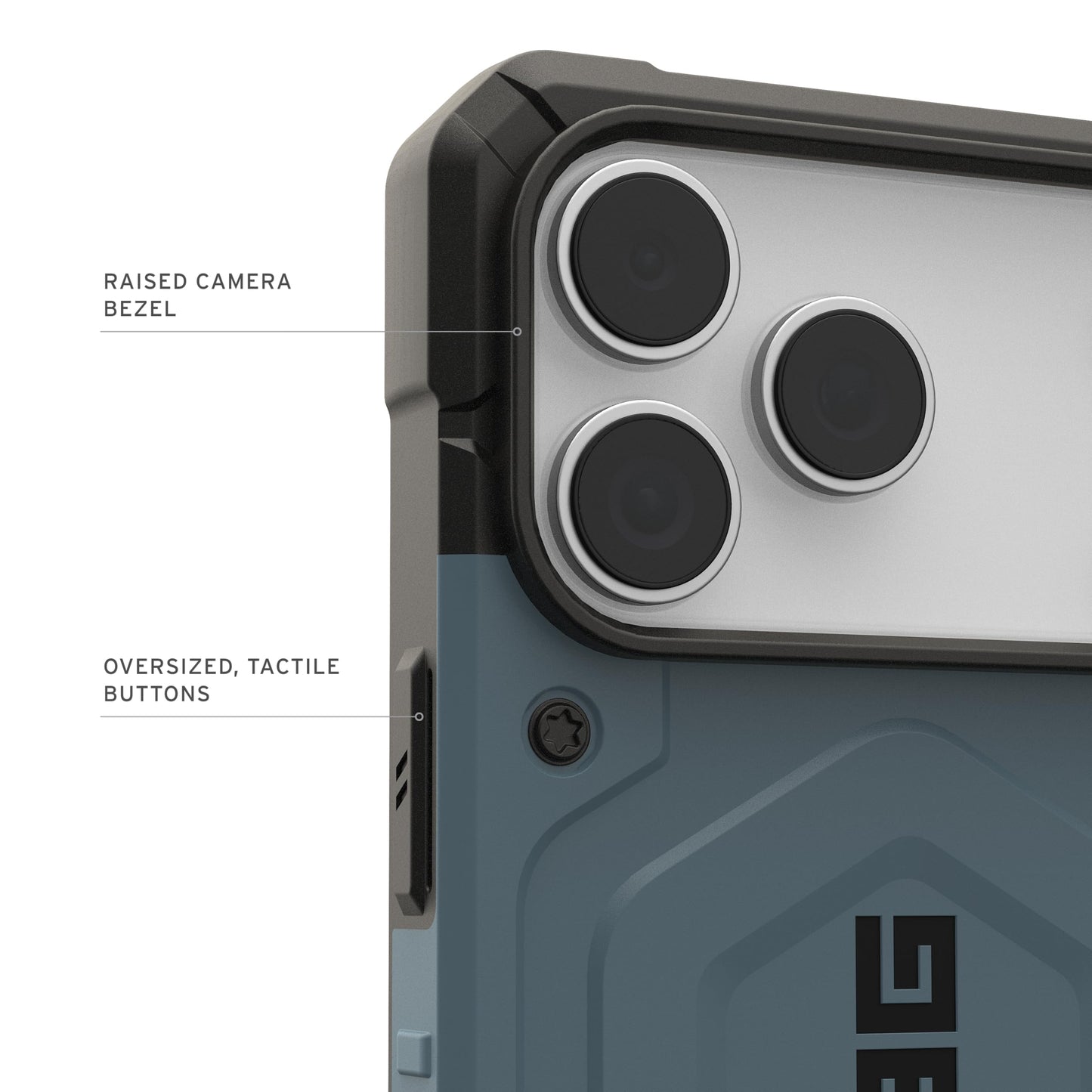 URBAN ARMOR GEAR UAG Designed for iPhone 17 Pro Max Case Pathfinder - Compatible with MagSafe Military Grade Protective Cover, Cloud Blue