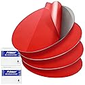 HNZGYB 4Pcs Adhesive Pad for Dash Cam, Double Sided Mounting Tape for Round Car Camera, 2.2 in for Dashcam Car Dashboard Windshield Camera GPS