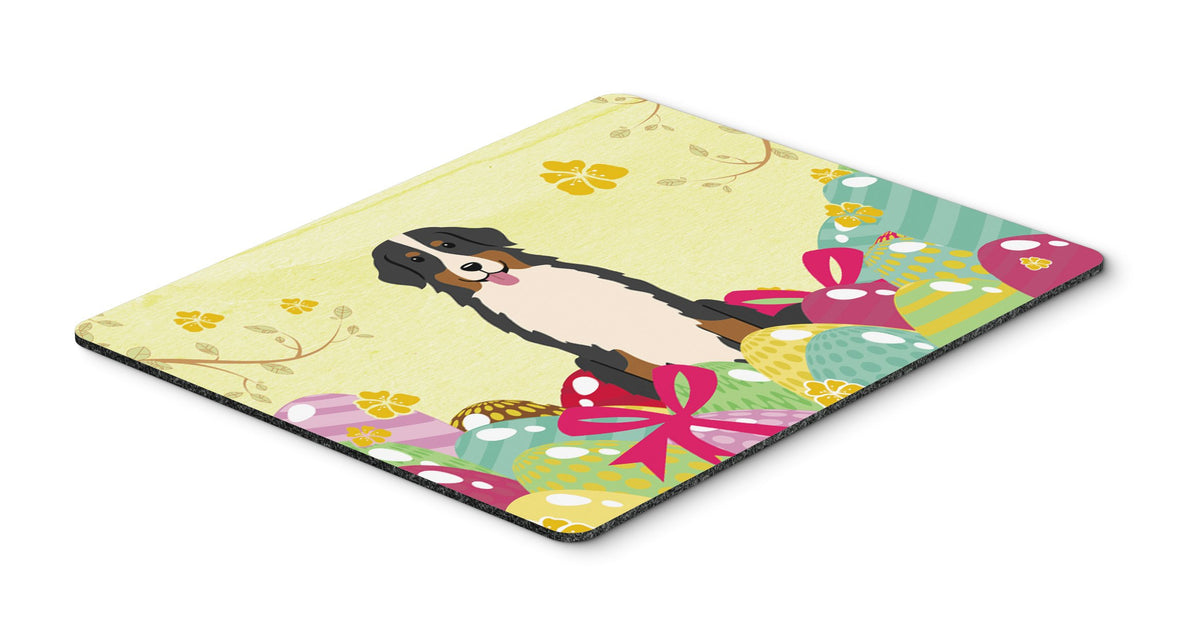 Caroline's Treasures BB6036MP Easter Eggs Bernese Mountain Dog Mouse Pad, Hot Pad or Trivet for Home Office Gaming Working Computers Laptop Mouse